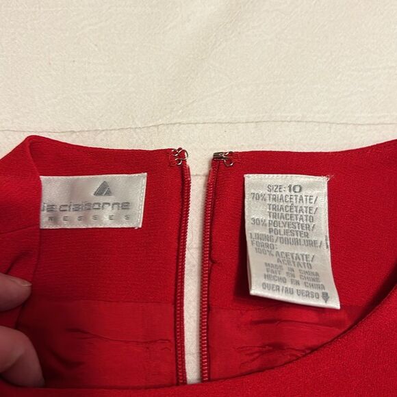 Liz Claiborne Festive Red Dress - Picture 5 of 5